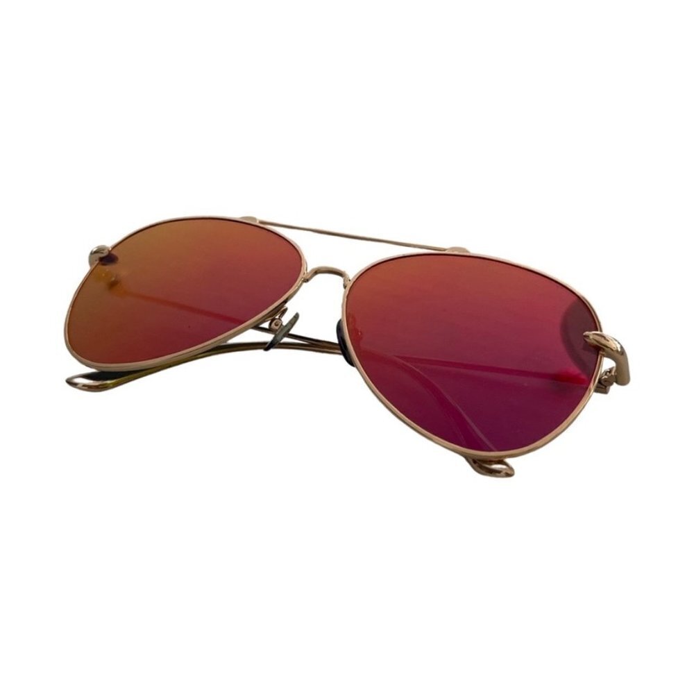 Aquaswiss LEXIE purple glass aviator sunglasses